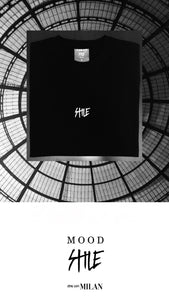 T-shirt total black logo STILE